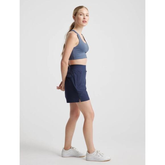 Quince Performance‎ Tech Skort L Navy Blue NWT - Picture 4 of 7